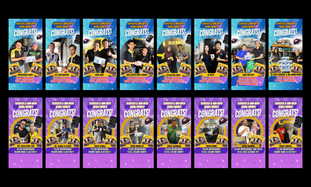 AISIN Scratch & Win – 01 October 2024